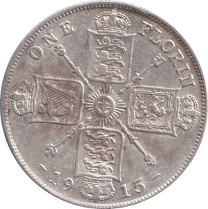 1915 FLORIN ( VF ) - FLORIN - Cambridgeshire Coins