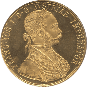 1915 GOLD 4 DUCAT AUSTRIA - Gold World Coins - Cambridgeshire Coins