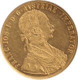 1915 GOLD 4 DUCAT AUSTRIA - Gold World Coins - Cambridgeshire Coins