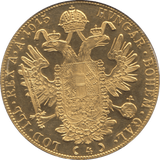 1915 GOLD 4 DUCAT AUSTRIA - Gold World Coins - Cambridgeshire Coins
