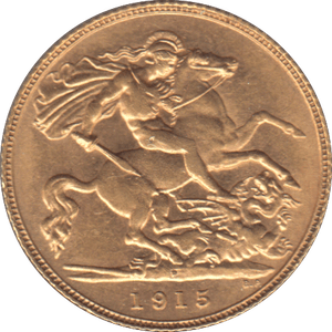 1915 GOLD HALF SOVEREIGN PERTH MINT ( EF ) - HALF SOVEREIGN - Cambridgeshire Coins