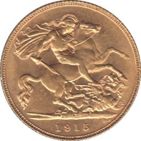 1915 GOLD HALF SOVEREIGN PERTH MINT ( EF ) - HALF SOVEREIGN - Cambridgeshire Coins