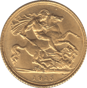 1915 GOLD HALF SOVEREIGN SYDNEY MINT ( EF ) - HALF SOVEREIGN - Cambridgeshire Coins
