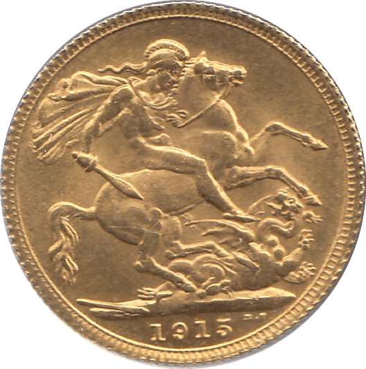 1915 GOLD SOVEREIGN ( AUNC ) - SOVEREIGN - Cambridgeshire Coins