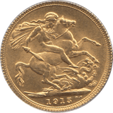 1915 GOLD SOVEREIGN ( AUNC ) - SOVEREIGN - Cambridgeshire Coins