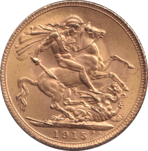 1915 GOLD SOVEREIGN ( AUNC ) - SOVEREIGN - Cambridgeshire Coins