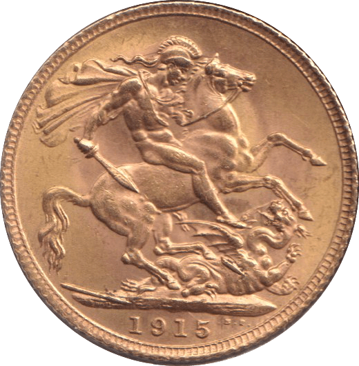 1915 GOLD SOVEREIGN ( AUNC ) - SOVEREIGN - Cambridgeshire Coins