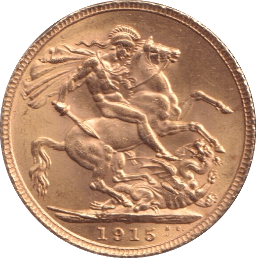 1915 GOLD SOVEREIGN ( AUNC ) - SOVEREIGN - Cambridgeshire Coins