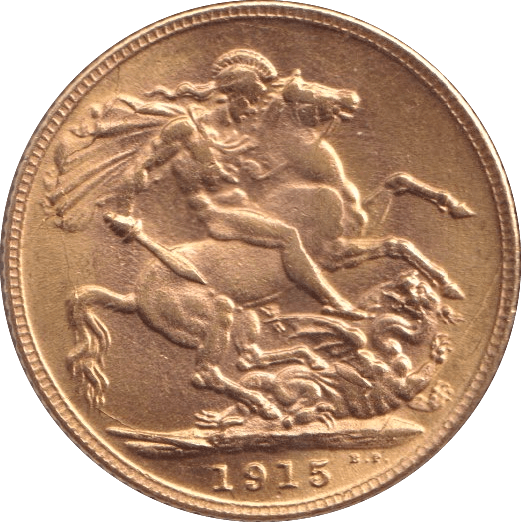 1915 GOLD SOVEREIGN ( AUNC ) - SOVEREIGN - Cambridgeshire Coins