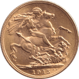 1915 GOLD SOVEREIGN ( AUNC ) - SOVEREIGN - Cambridgeshire Coins