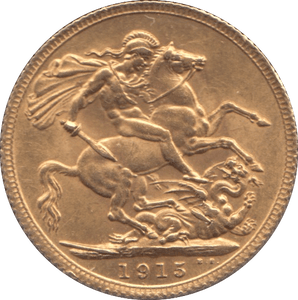 1915 GOLD SOVEREIGN ( AUNC ) - SOVEREIGN - Cambridgeshire Coins