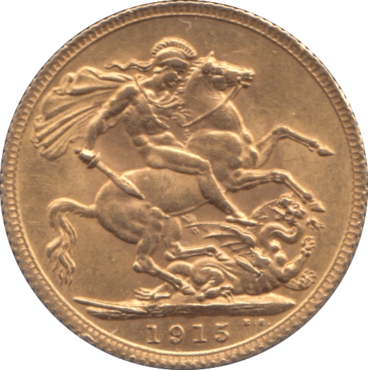 1915 GOLD SOVEREIGN ( AUNC ) - SOVEREIGN - Cambridgeshire Coins