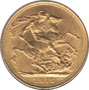 1915 GOLD SOVEREIGN ( AUNC ) SYDNEY MINT - Sovereign - Cambridgeshire Coins