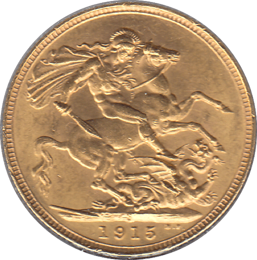 1915 GOLD SOVEREIGN ( AUNC ) SYDNEY MINT - Sovereign - Cambridgeshire Coins