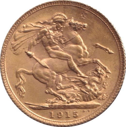 1915 GOLD SOVEREIGN ( EF ) - SOVEREIGN - Cambridgeshire Coins