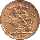 1915 GOLD SOVEREIGN ( EF ) - SOVEREIGN - Cambridgeshire Coins