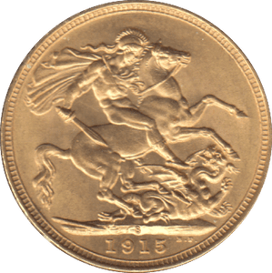 1915 GOLD SOVEREIGN SYDNEY MINT ( UNC ) - SOVEREIGN - Cambridgeshire Coins