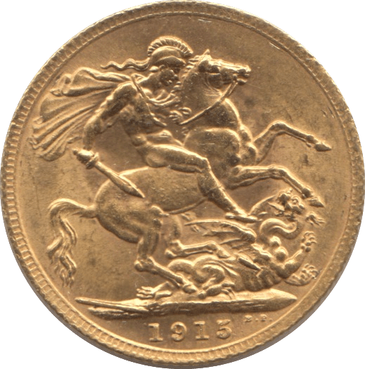 1915 GOLD SOVEREIGN ( UNC ) - SOVEREIGN - Cambridgeshire Coins