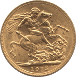 1915 GOLD SOVEREIGN ( UNC ) - SOVEREIGN - Cambridgeshire Coins