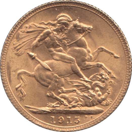 1915 GOLD SOVEREIGN ( UNC ) - SOVEREIGN - Cambridgeshire Coins