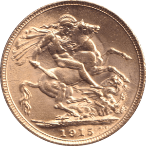 1915 GOLD SOVEREIGN ( UNC ) - SOVEREIGN - Cambridgeshire Coins