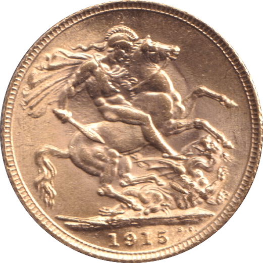 1915 GOLD SOVEREIGN ( UNC ) - SOVEREIGN - Cambridgeshire Coins