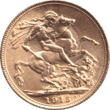 1915 GOLD SOVEREIGN ( UNC ) - SOVEREIGN - Cambridgeshire Coins