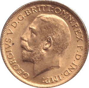 1915 GOLD SOVEREIGN ( UNC ) - SOVEREIGN - Cambridgeshire Coins