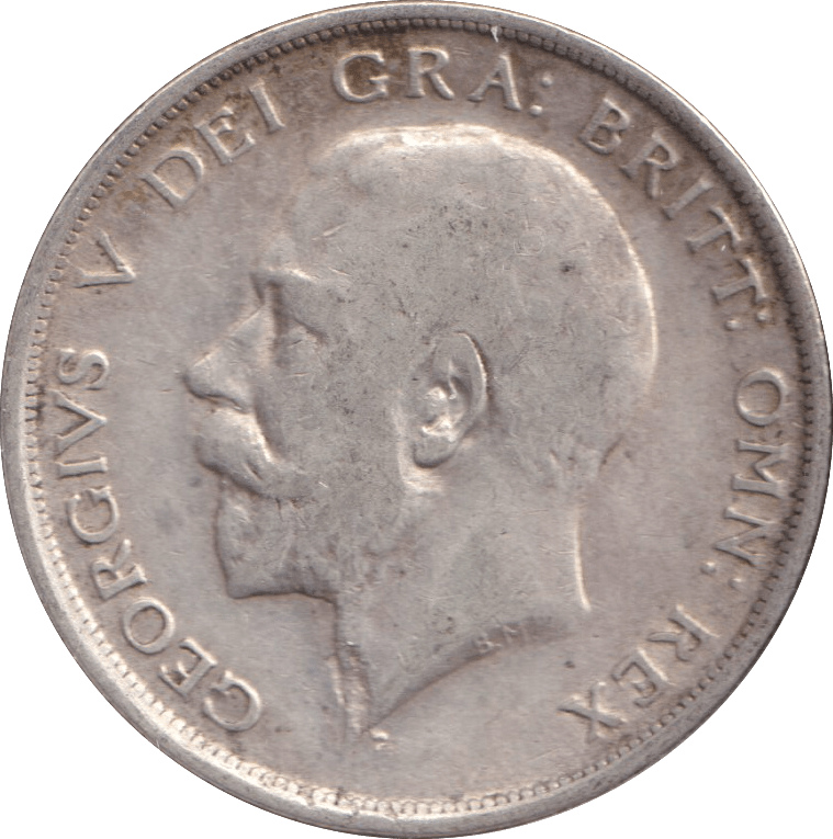 1915 HALF CROWN ( GF ) - HALF FARTHING - Cambridgeshire Coins