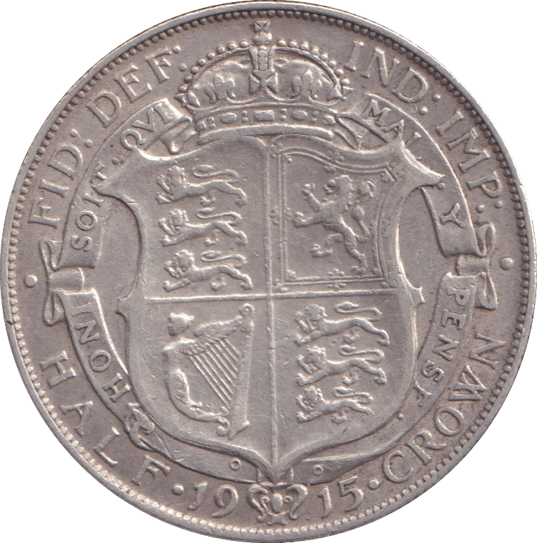1915 HALF CROWN ( GF ) - HALFCROWN - Cambridgeshire Coins
