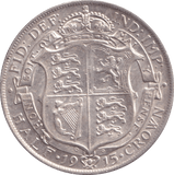 1915 HALFCROWN ( AUNC ) - Halfcrown - Cambridgeshire Coins