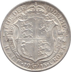 1915 HALFCROWN ( EF ) - HALFCROWN - Cambridgeshire Coins