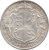 1915 HALFCROWN ( EF ) - HALFCROWN - Cambridgeshire Coins