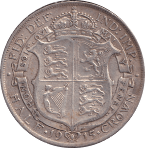 1915 HALFCROWN ( EF ) - HALFCROWN - Cambridgeshire Coins