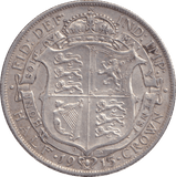 1915 HALFCROWN ( EF ) - HALFCROWN - Cambridgeshire Coins