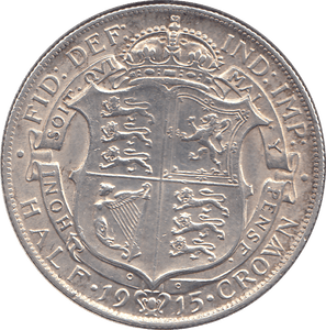 1915 HALFCROWN ( EF ) - HALFCROWN - Cambridgeshire Coins