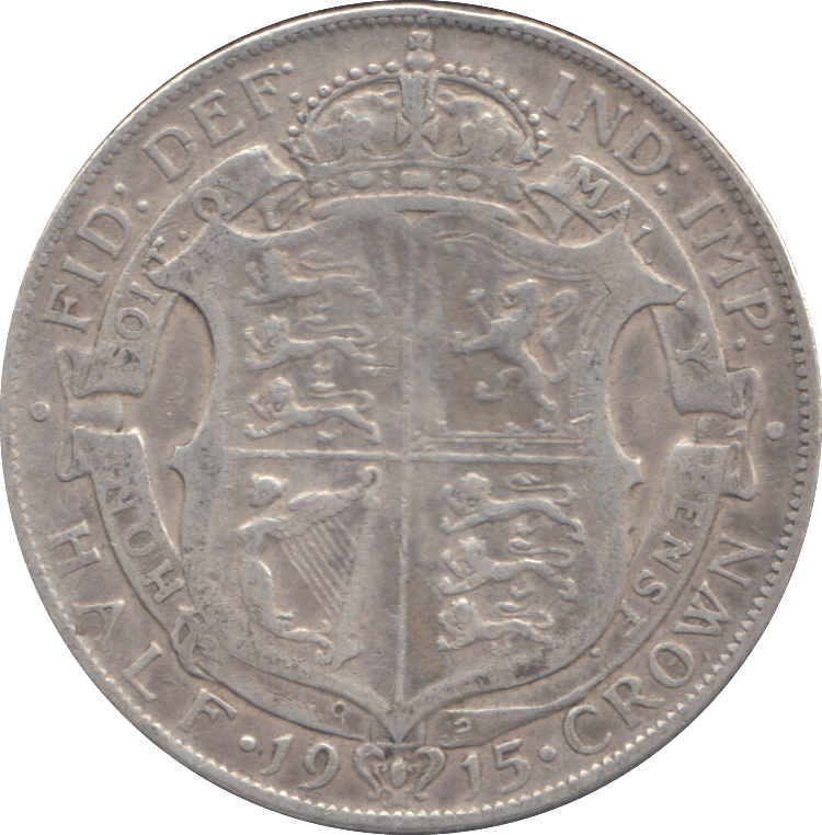 1915 HALFCROWN ( FINE ) - HALFCROWN - Cambridgeshire Coins
