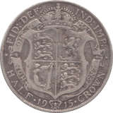 1915 HALFCROWN ( FINE ) - HALFCROWN - Cambridgeshire Coins