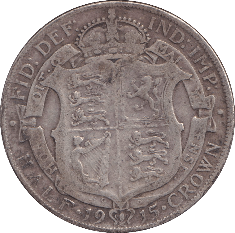 1915 HALFCROWN GEORGE V ( FINE ) - HALFCROWN - Cambridgeshire Coins