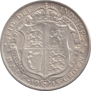 1915 HALFCROWN GEORGE V ( VF ) - HALFCROWN - Cambridgeshire Coins