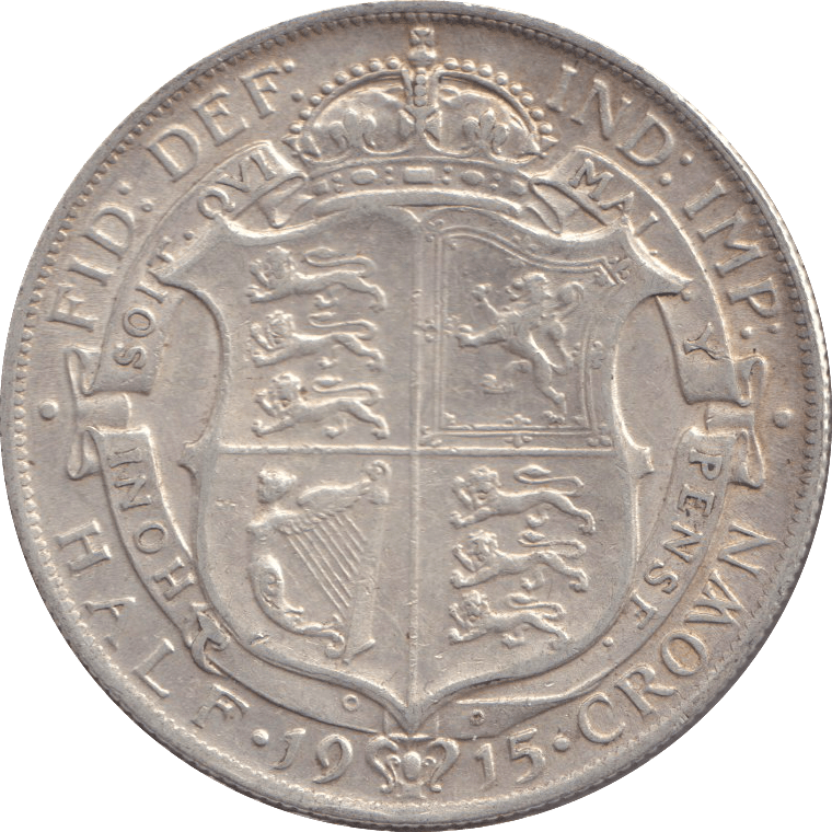 1915 HALFCROWN GEORGE V ( VF ) - HALFCROWN - Cambridgeshire Coins