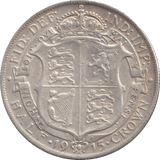 1915 HALFCROWN GEORGE V ( VF ) - HALFCROWN - Cambridgeshire Coins