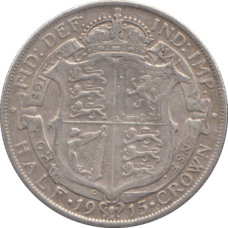 1915 HALFCROWN ( GF ) - HALFCROWN - Cambridgeshire Coins