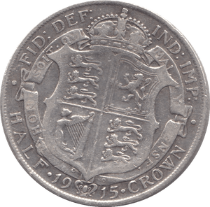 1915 HALFCROWN ( GF ) - HALFCROWN - Cambridgeshire Coins