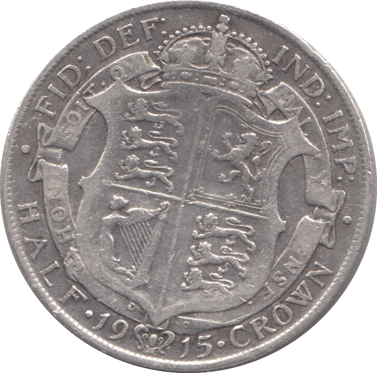 1915 HALFCROWN ( GF ) - HALFCROWN - Cambridgeshire Coins