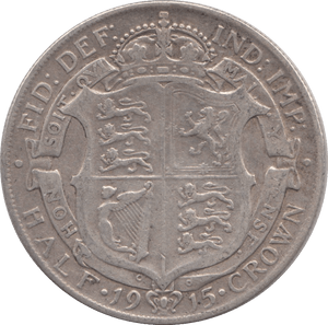 1915 HALFCROWN ( GF ) - HALFCROWN - Cambridgeshire Coins