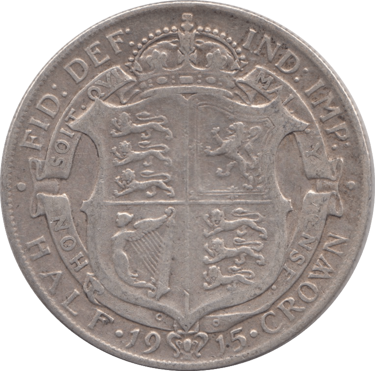 1915 HALFCROWN ( GF ) - HALFCROWN - Cambridgeshire Coins