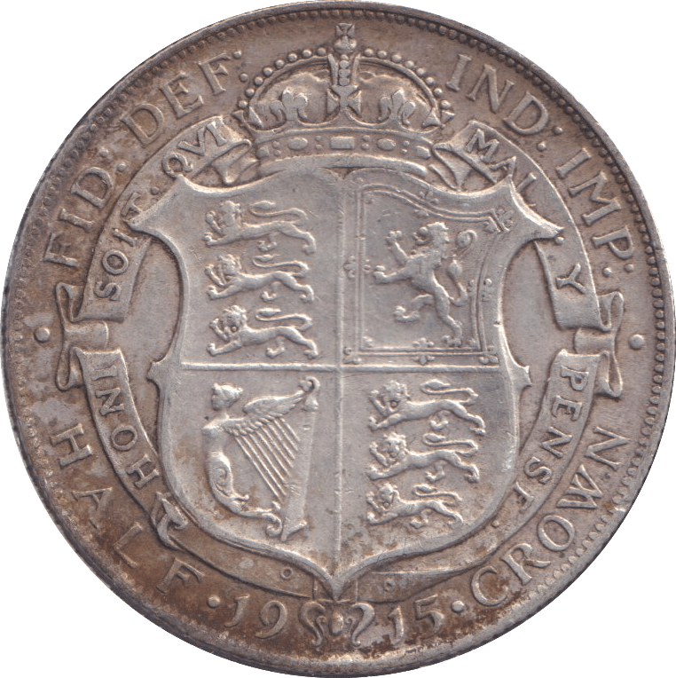 1915 HALFCROWN ( GF ) - HALFCROWN - Cambridgeshire Coins