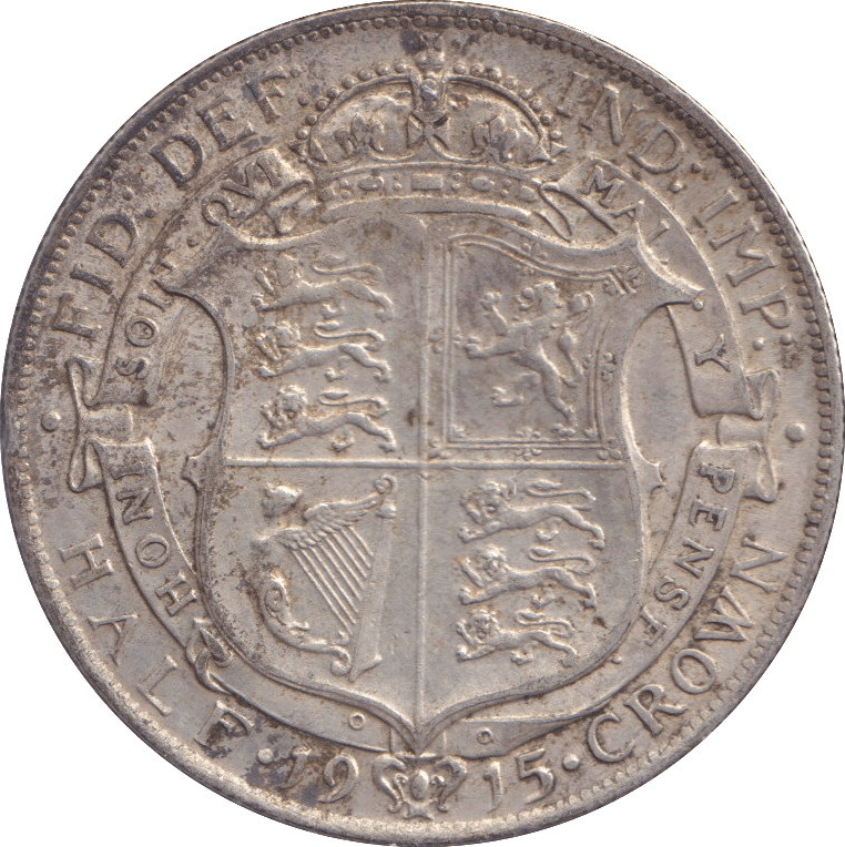 1915 HALFCROWN ( GF ) - HALFCROWN - Cambridgeshire Coins