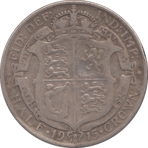 1915 HALFCROWN ( GF ) - HALFCROWN - Cambridgeshire Coins